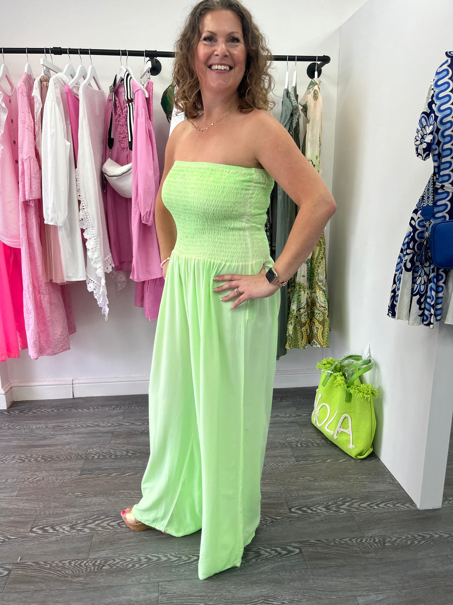 Neon Jumpsuit - Lime