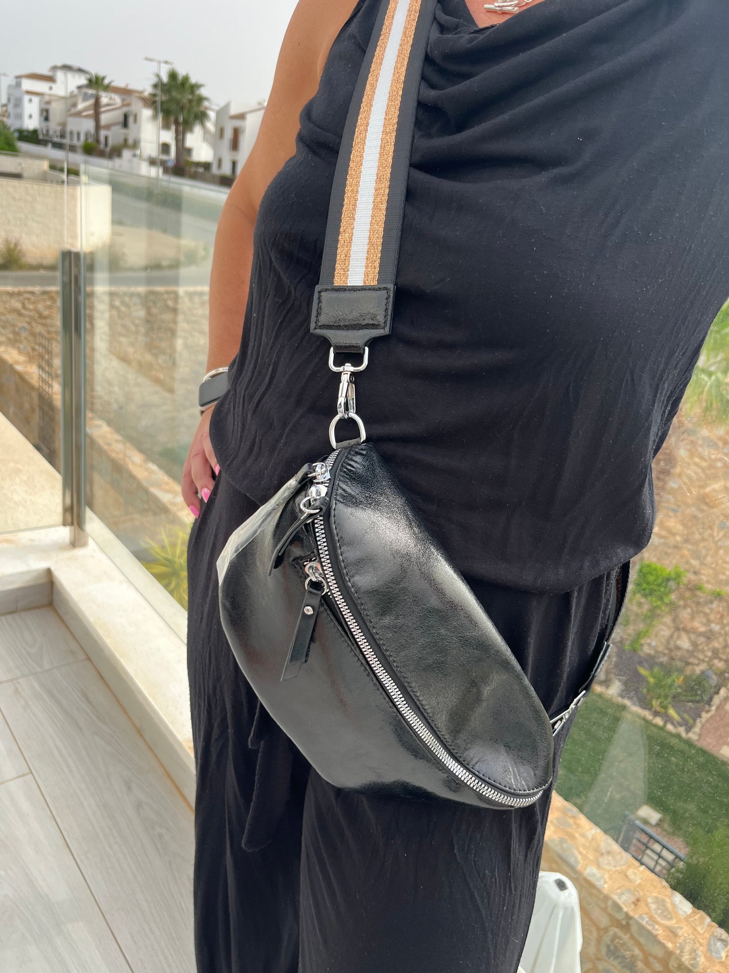 Black Patent Handbag