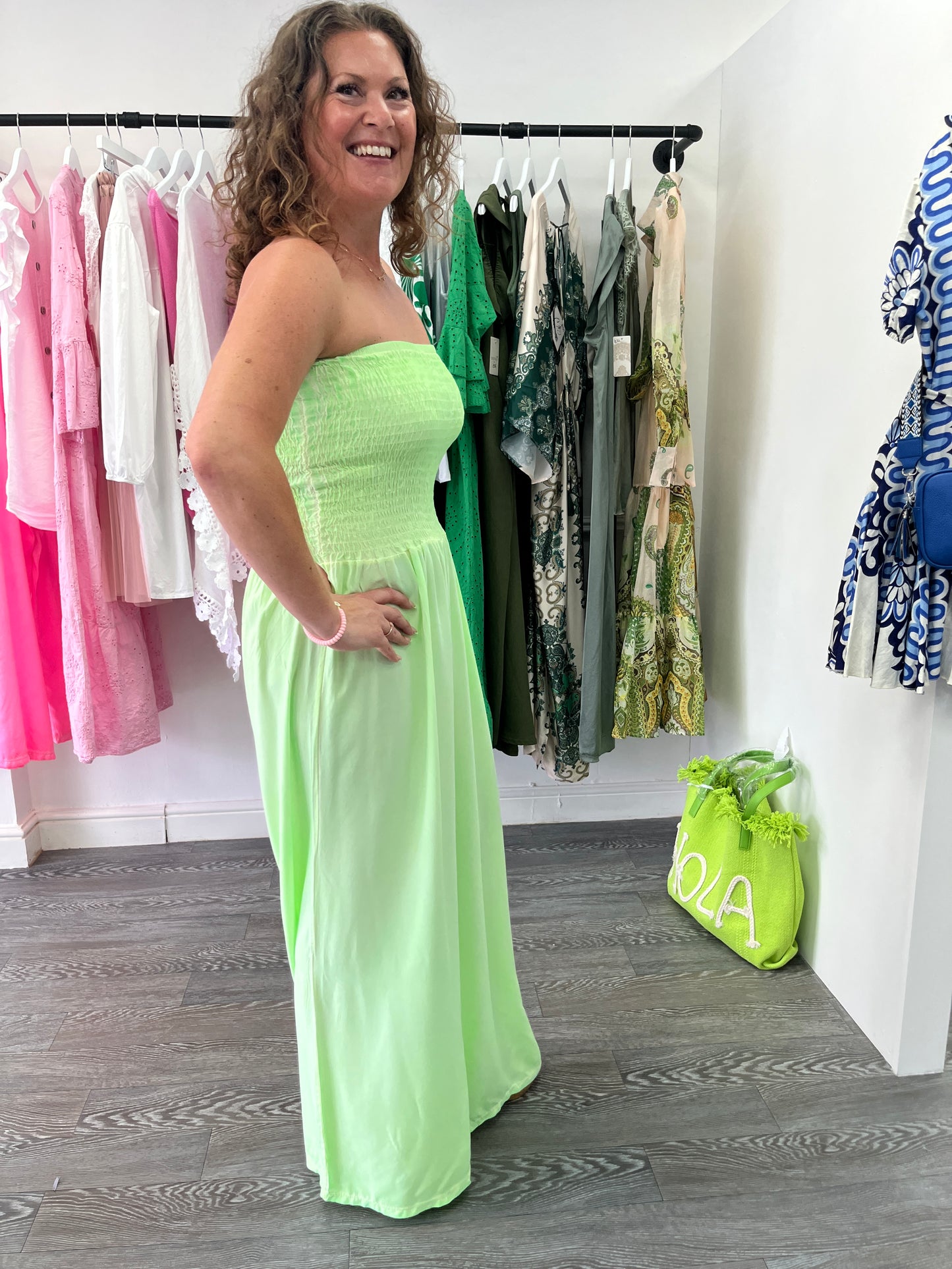 Neon Jumpsuit - Lime