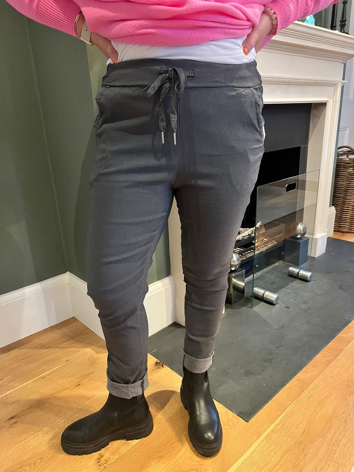 Dark Grey Magic Trousers