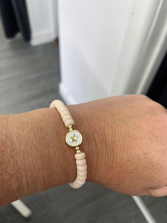 Peach Stacker Bracelet